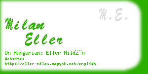 milan eller business card